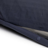 Habitat Stripe Seersucker Navy Bedding Set - King size