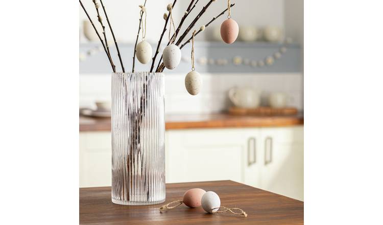 Home Pack of 6 Natural Egg Easter Decoration