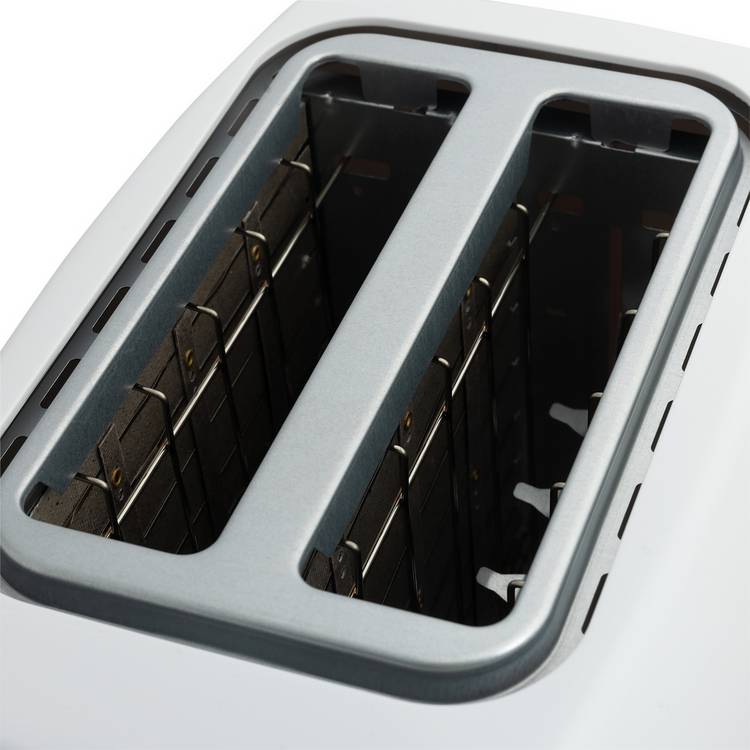 Cookworks white toaster 2 slice, imported from the UK