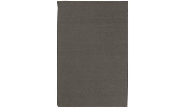 Argos Home grey flatweave rug 60x90cm - British product