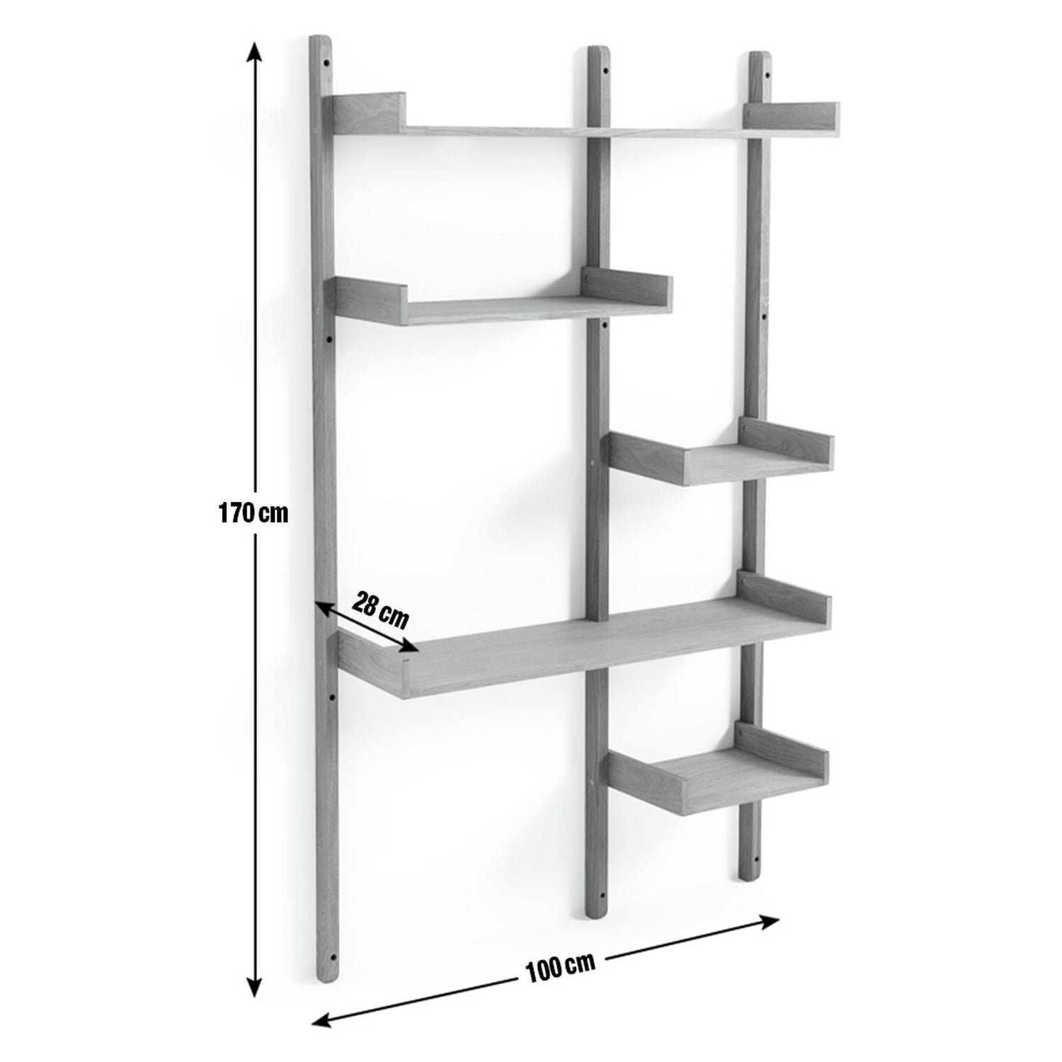 Habitat Jessie modular wall shelf natural (British brand)