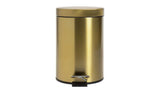 Argos Home bathroom bin gold 3 litre, UK version