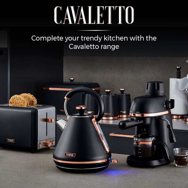 Tower Cavaletto black 3.5L slow cooker (British brand)