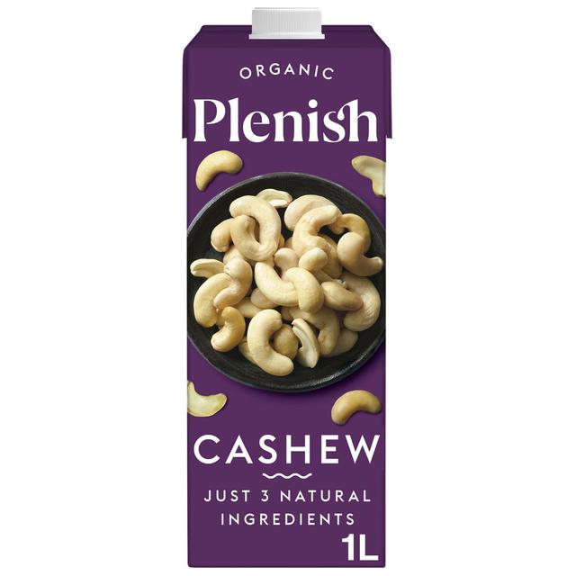 Plenish Organic Cashew Unsweetened Drink Long Life   1L