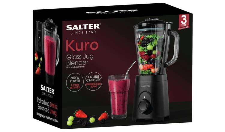 Salter EK5531MBLK Kuro 1.5L Glass Jug Blender GOODS Argos