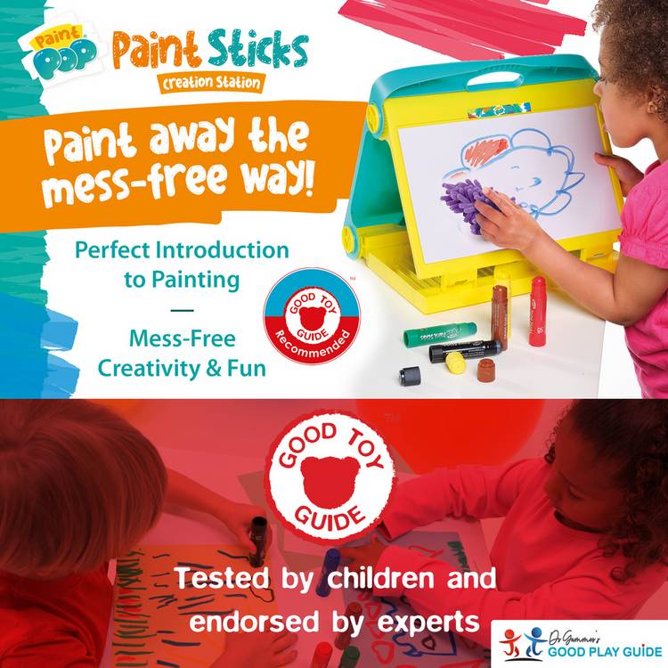 Trends UK Paint Pop Creation Station table-top easel, imported from the UK