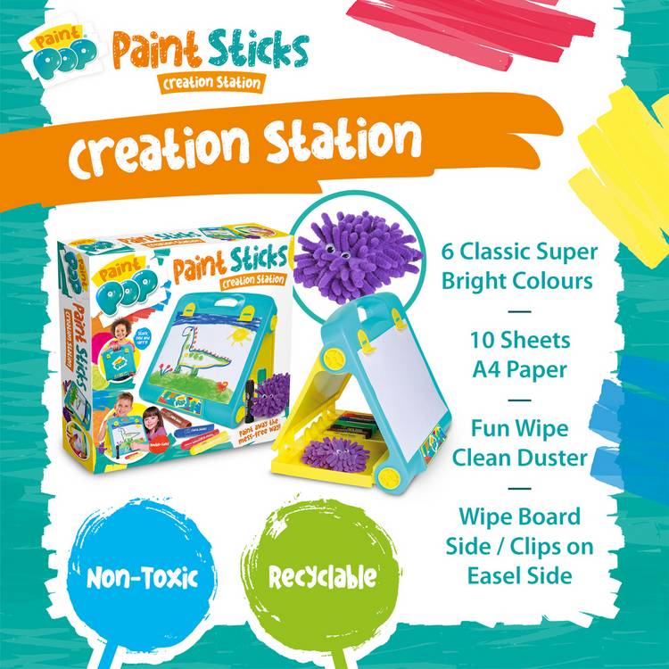 Trends UK Paint Pop Creation Station table-top easel, imported from the UK