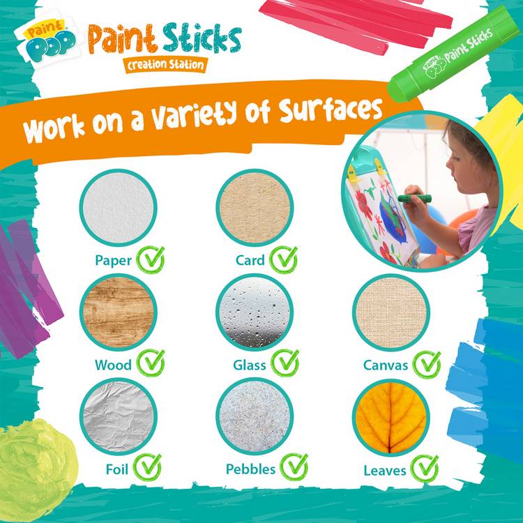 Trends UK Paint Pop Creation Station table-top easel, imported from the UK