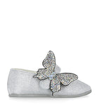 BabyWalker crystal butterfly ballet flats - British product