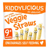 Kiddylicious Sour Cream & Chive Flavoured Veggie Straws Baby Snacks   12g GOODS M&S   