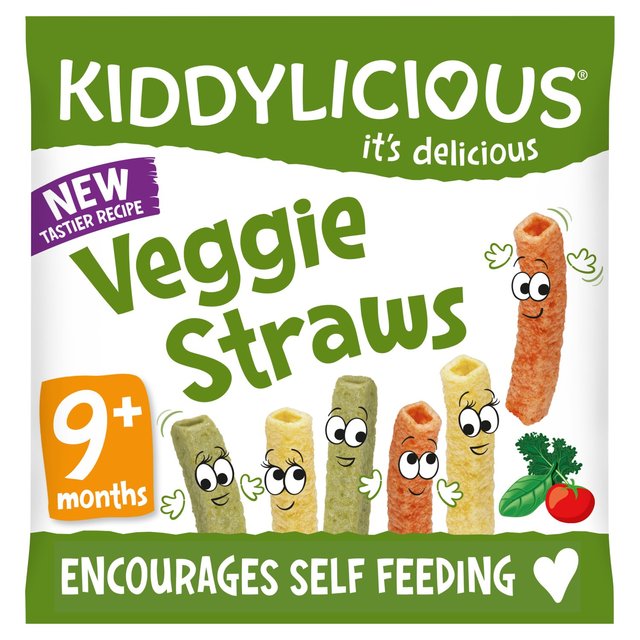 Kiddylicious Veggie Straws Baby Snacks   12g