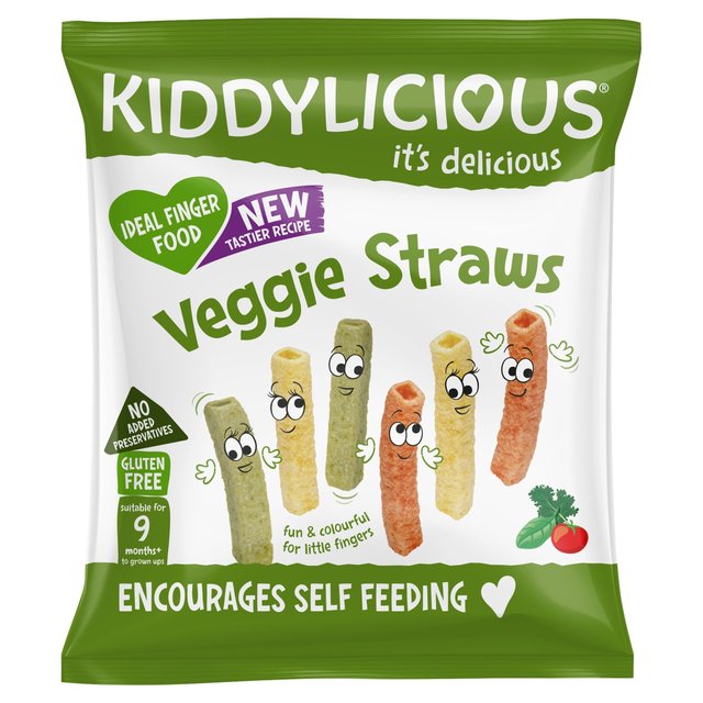 Kiddylicious Veggie Straws Baby Snacks   12g