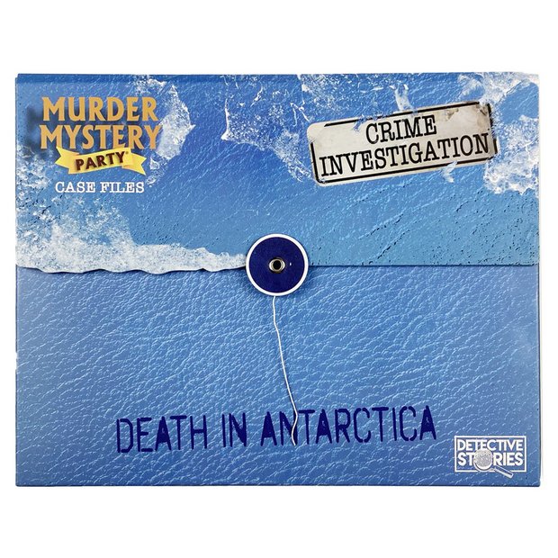 Murder Mystery Party Cold Case File Death in Antarctica (British brand)
