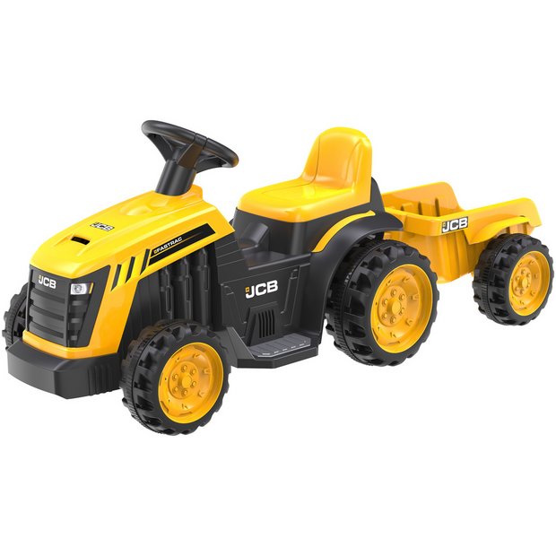 EVO JCB tractor with trailer ride-on 6V - British product