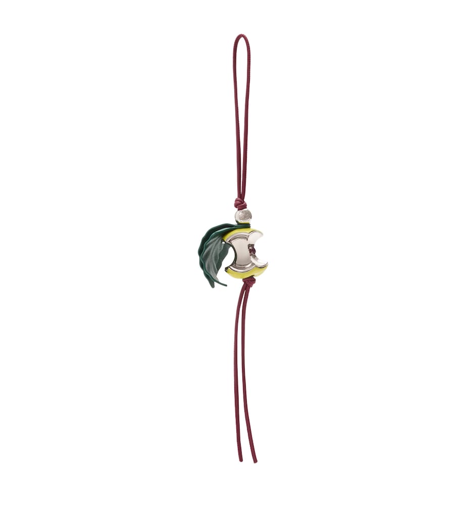 LOEWE leather apple bag charm, UK version