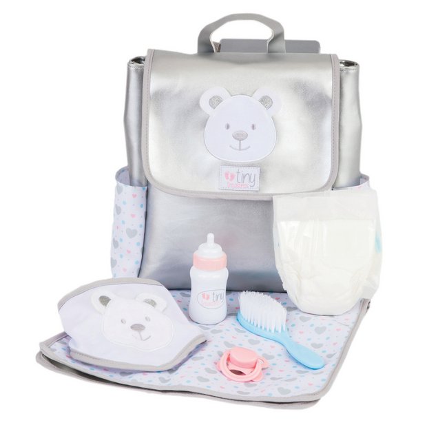Tiny Treasures baby doll changing bag for 44cm dolls, imported from the UK