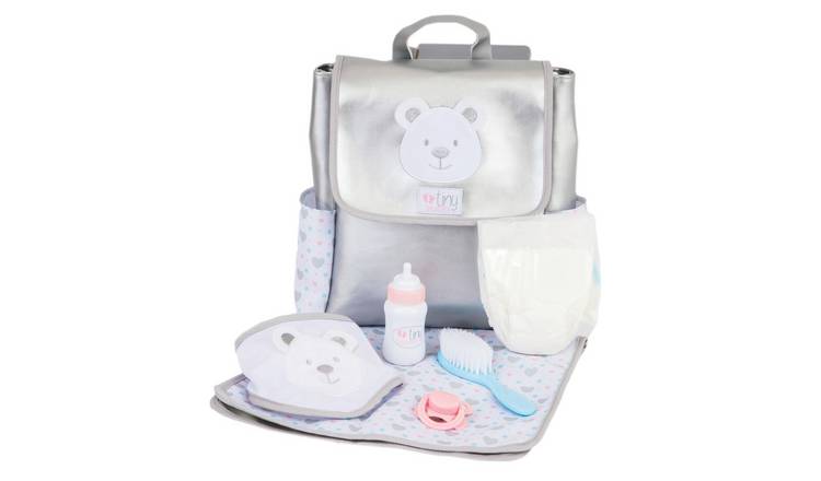 Tiny Treasures baby doll changing bag for 44cm dolls, imported from the UK