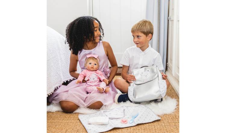 Tiny Treasures baby doll changing bag for 44cm dolls, imported from the UK