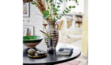 Bloomingville stoneware vase cream and black 31cm, imported from the UK