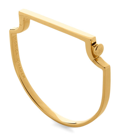 Harrods Monica Vinader Gold Vermeil Signature Bangle- Buy online at McGrocer