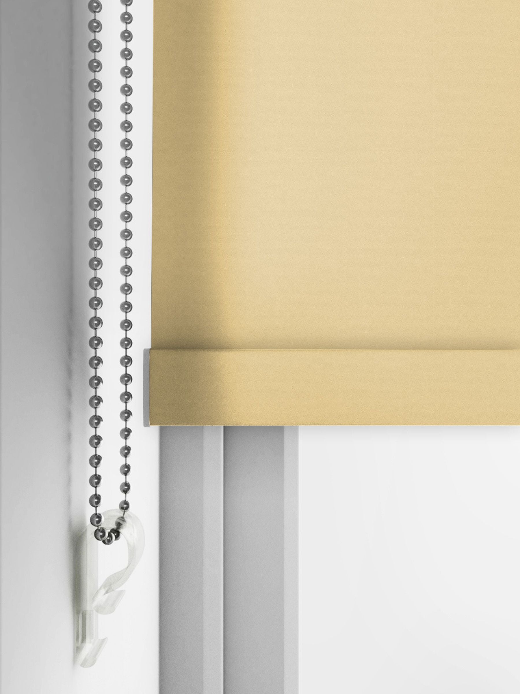 Mellow Yellow Echo blackout roller blind, UK version