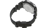 Casio World Time LCD watch black resin strap - British product