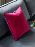 Furn Raspberry/Teal Meridian Velvet 45 x 45cm Cushion Cover