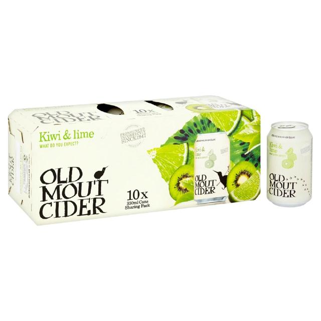 Old Mout Kiwi & Lime Cider Can   10 x 330ml GOODS M&S   