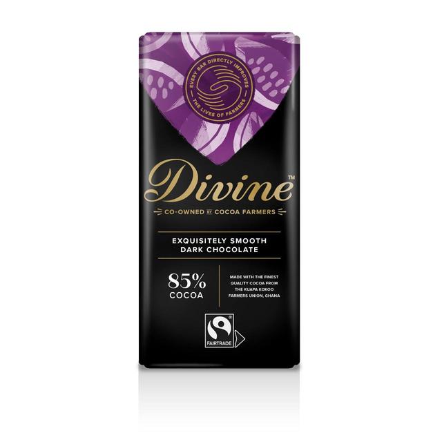 Divine 85% Dark Chocolate   90g GOODS M&S   