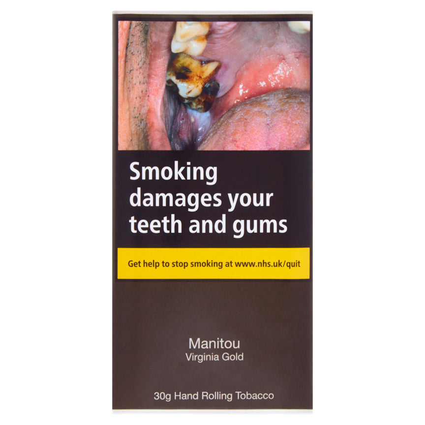 Manitou Virginia Gold Hand Rolling Tobacco 30g