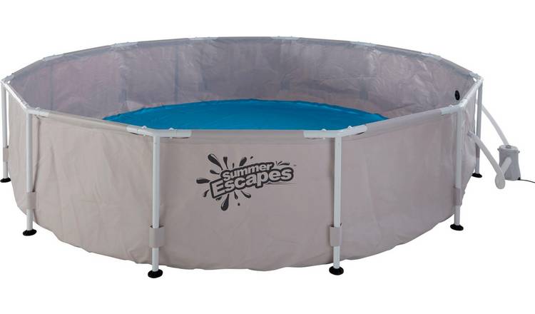 Summer Waves 12ft Round Frame Family Pool - 6056L