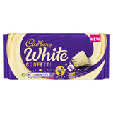 Cadbury White Confetti Chocolate Bar 160g GOODS ASDA   