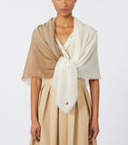 Weekend Max Mara gradient wool scarf, UK version