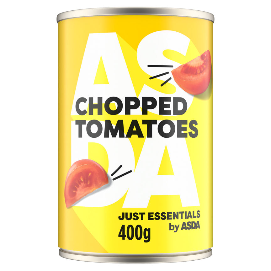 JUST ESSENTIALS by ASDA Chopped Tomatoes in Tomato Juice GOODS ASDA   