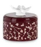 Lalique Fleurs de Cerisier decorative box, UK version