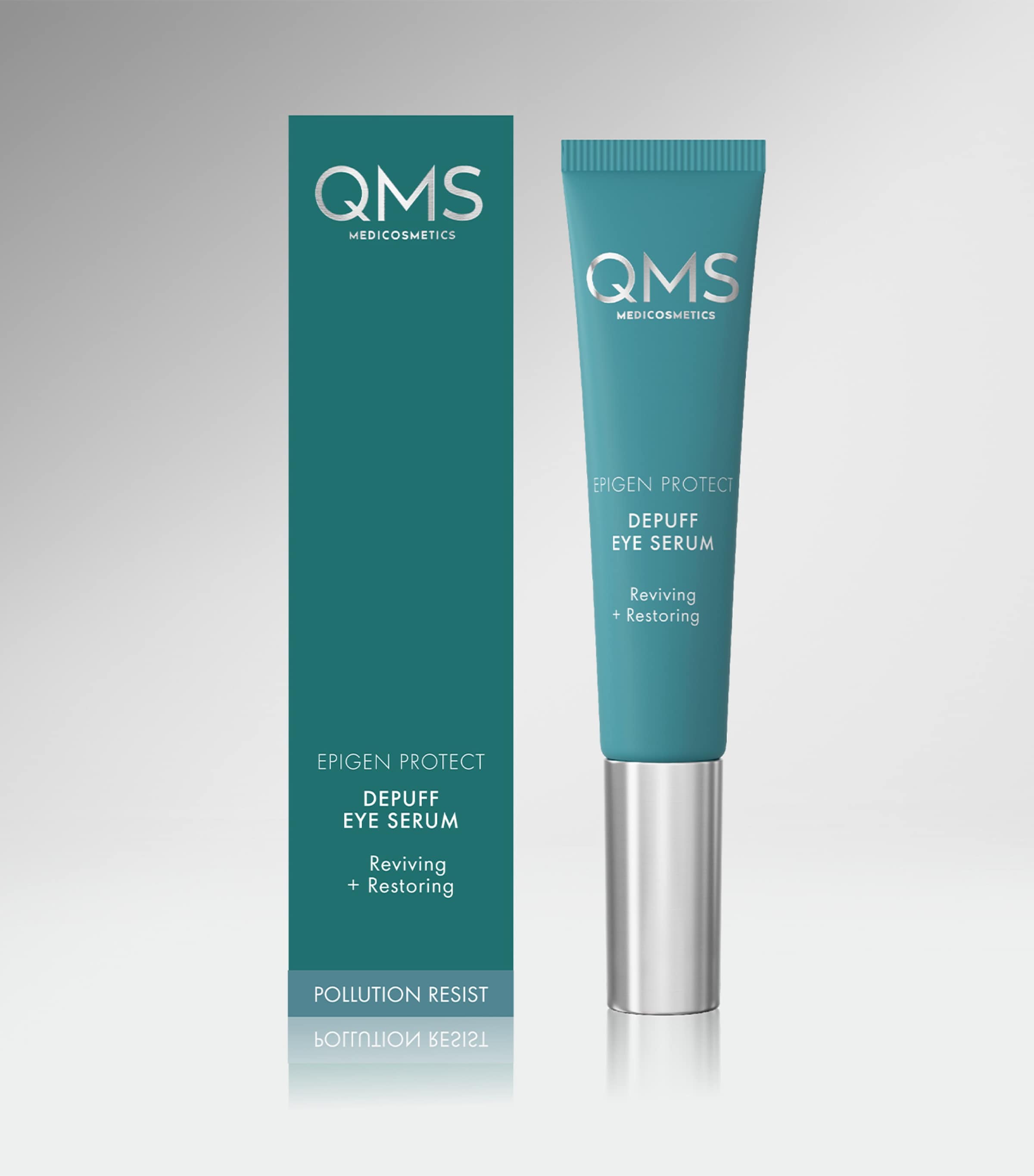 QMS Epigen Depuff Pollution Shield Eye Serum 15ml, imported from the UK