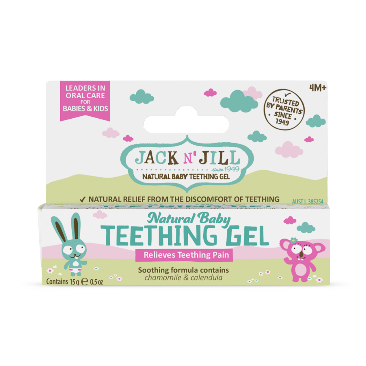 Jack N Jill Natural Teething Gel 15g