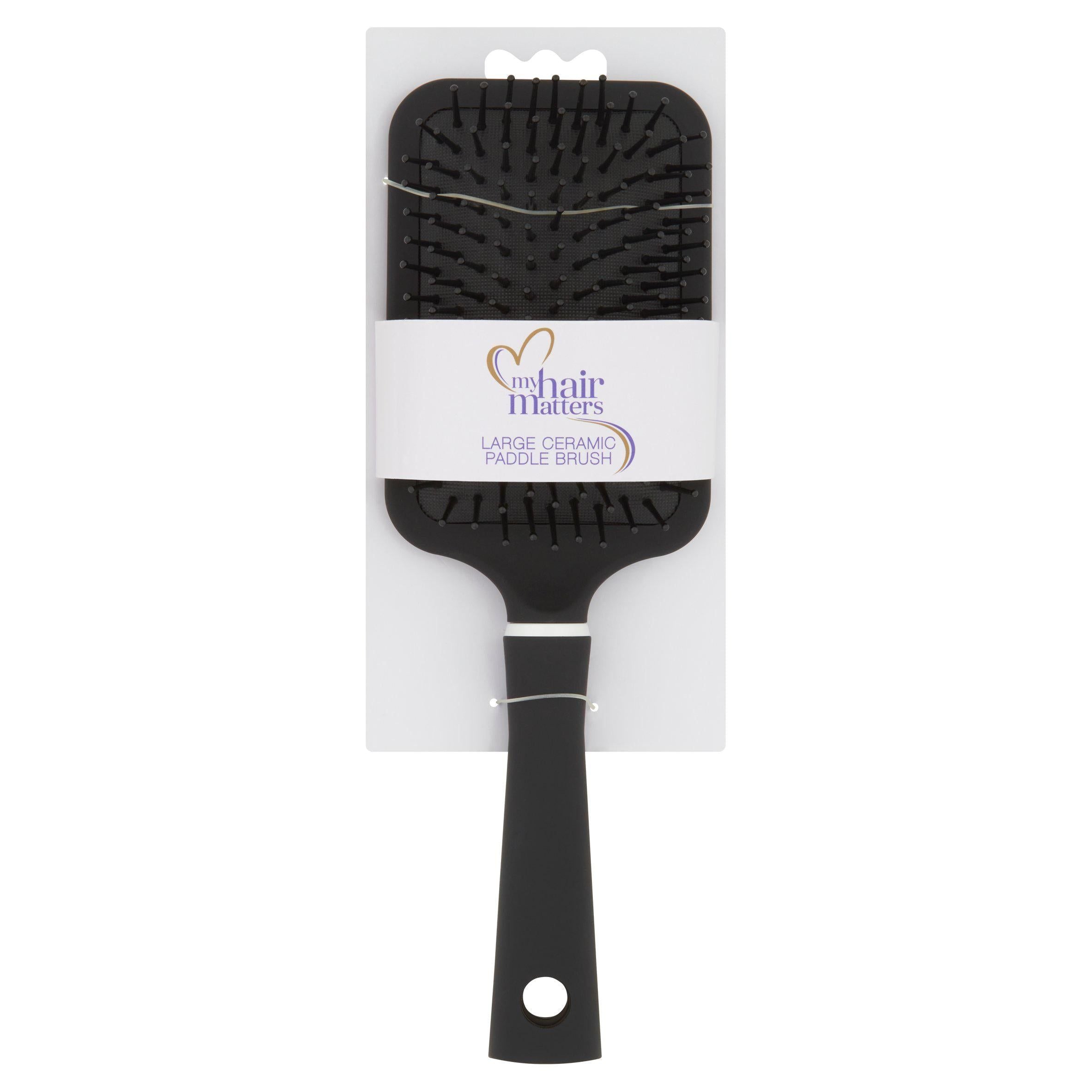 My Hair Matters Large Ceramic Paddle Brush PERSONAL CARE Sainsburys   