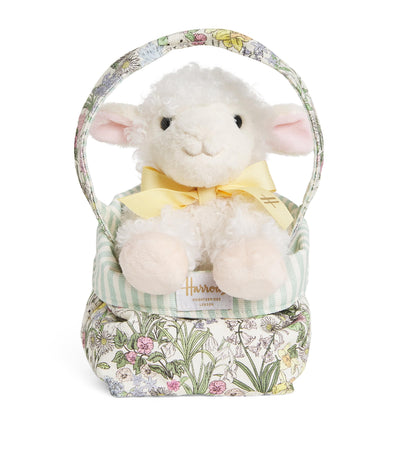 Harrods Harrods Plush Lamb in a Bag Soft Toy (19cm)- Buy online at McGrocer