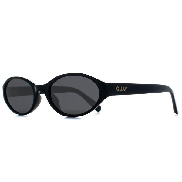 Quay Aura Points black cat-eye sunglasses, UK version