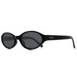 Quay Aura Points black cat-eye sunglasses, UK version