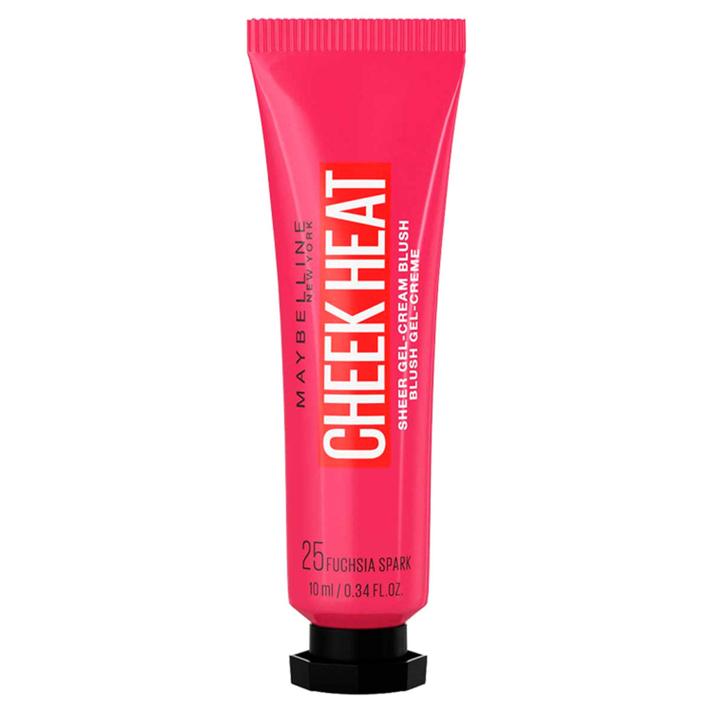 Maybelline Cheek Heat Water Infused Hydrating Gel Sheer Blusher 25 Fuchsia Spark