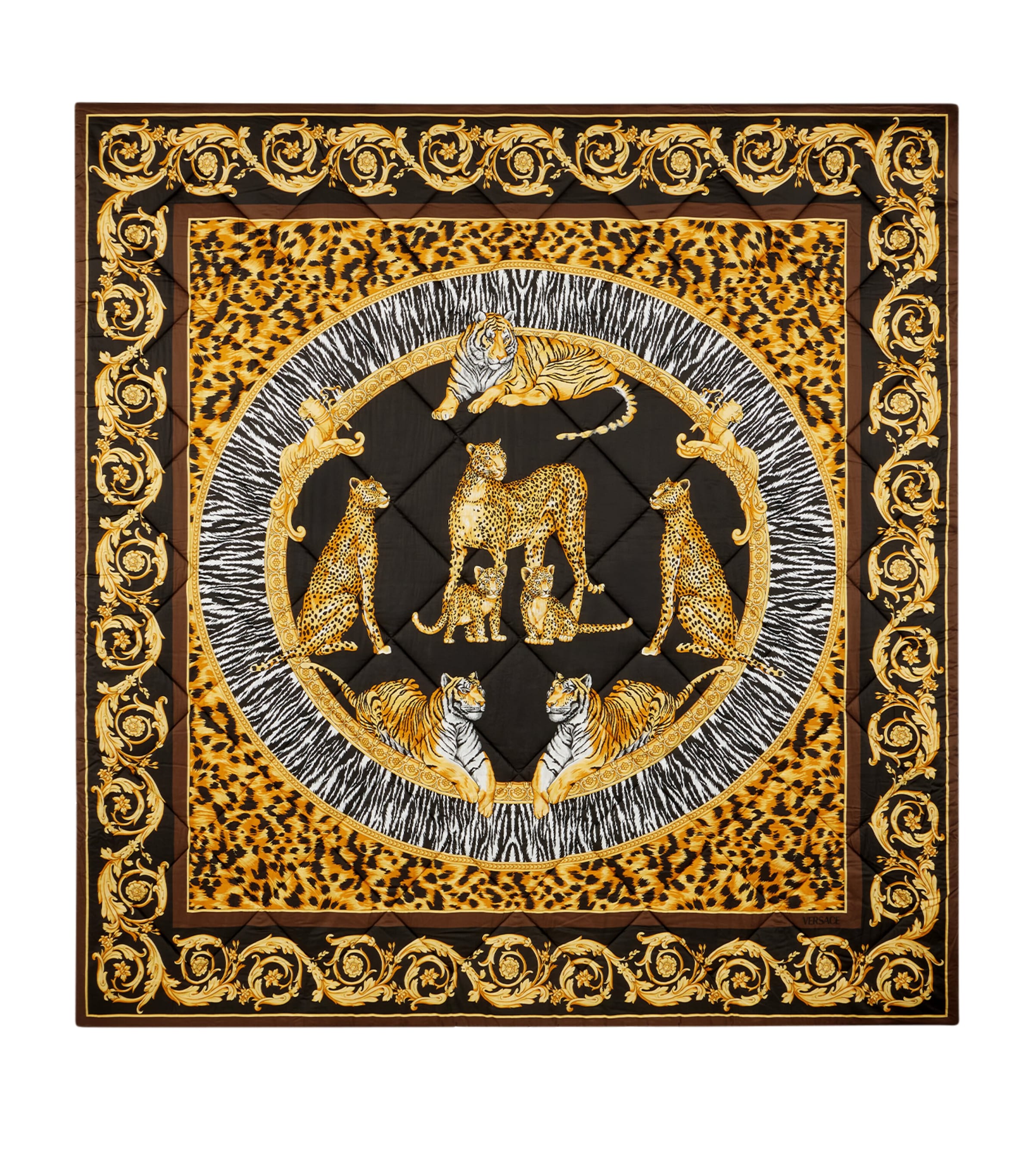 Versace Wool Wild Cats Throw (British brand)