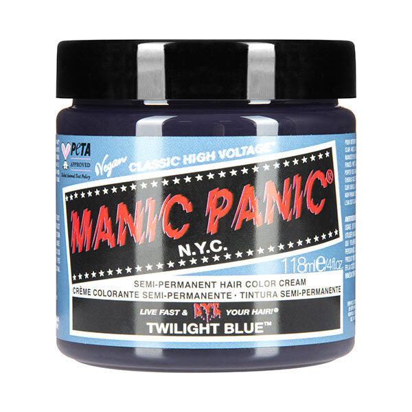 Manic Panic Twilight Blue Hair Dye 118ml, imported from the UK