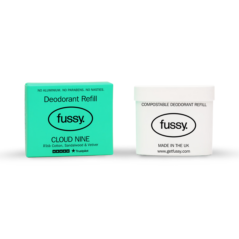 Fussy natural deodorant refill Cloud Nine 40g (British brand)