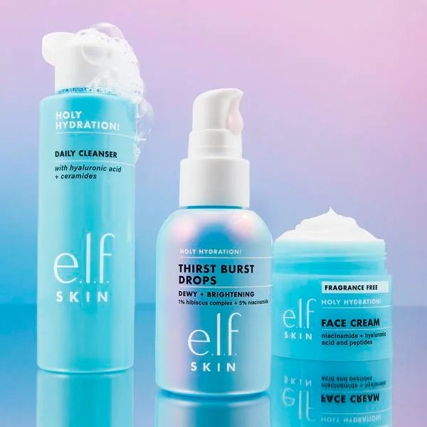 e.l.f. moisturiser drops Holy Hydration Thirst Burst - British product