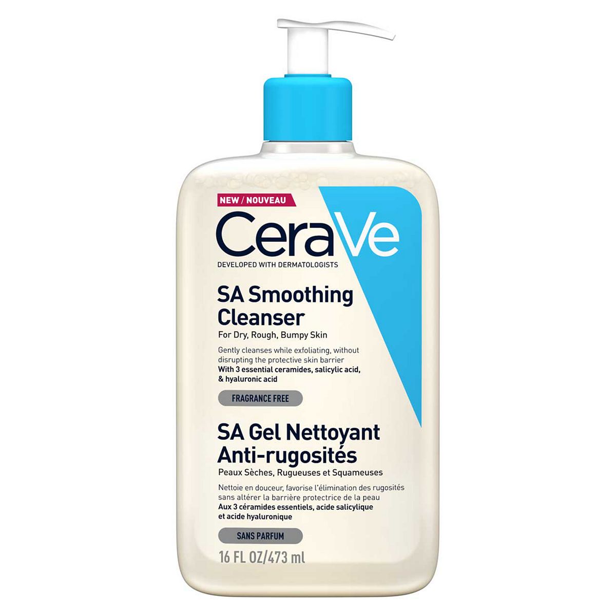 CeraVe SA Smoothing Cleanser with Salicylic Acid 473ml GOODS Boots   