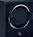 WOLF Cub double watch winder with vegan leather cover - British product
