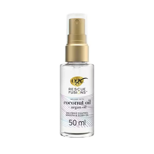 OGX Rescue Fusions Frizz Control Oil 50ml, imported from the UK