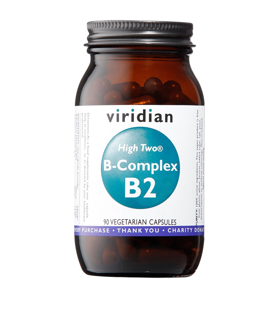 Viridian high potency vitamin B2 capsules 90 count (British brand)